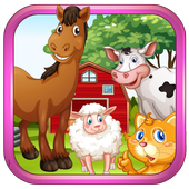 Animals Farm-Crazy Farm Games أيقونة