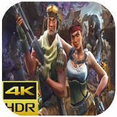 Fortnit-Battle Wallpapers 4k-HD أيقونة