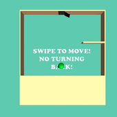 Not one step back icon