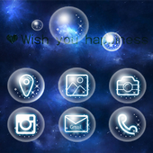 Starry sky icon