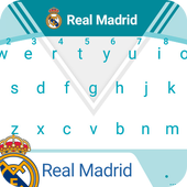 ikon Real Madrid Minty White Keyboard Theme