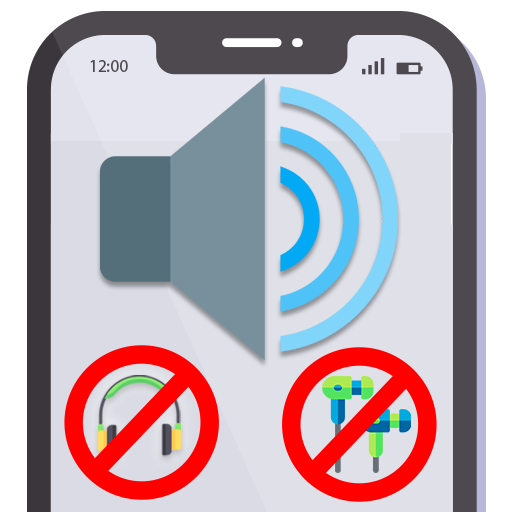 Earphone mode off/on: speaker icon