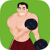 Men Dumbbell Strength Workout on 9Apps