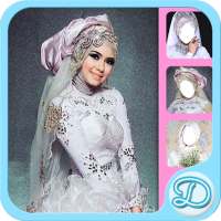 Hijab Gaun Pengantin Putih