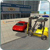 Police Driver Forklift Simulator Game icon