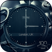 FREE Black business clock HD icon