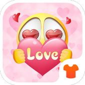 Emoji Theme - Pink Emoji Theme for Android FREE icon