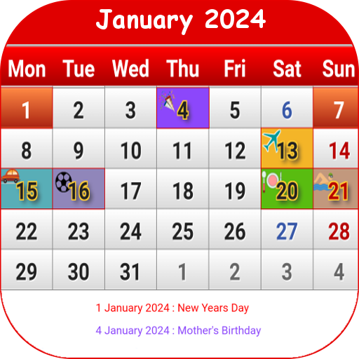 Ghana Calendar 2024 icon