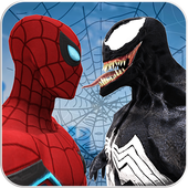 Venom Superhero Spider Web Slinger- Crime City War icon