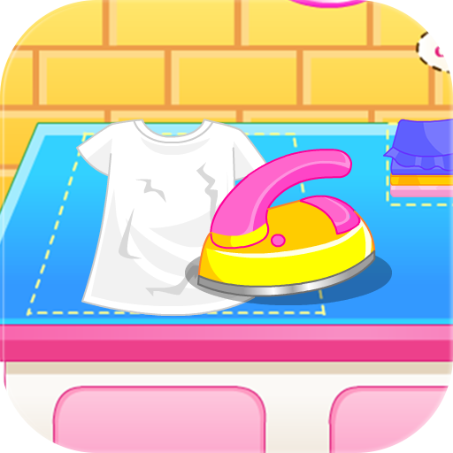 Ironing and Washing Clothes - Laundry Day icon