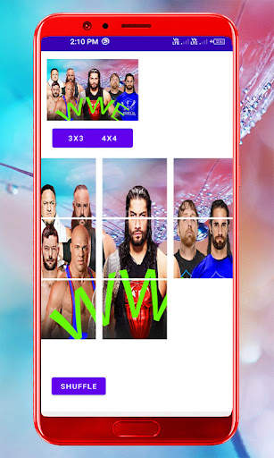 WWE Game - WWE Puzzle Game скриншот 3