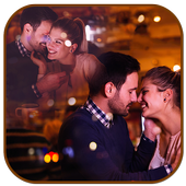 love photo blender, blend me, photo overlapping icon