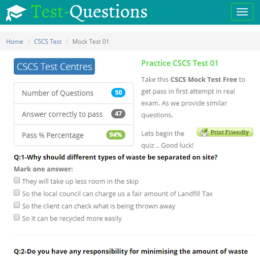 CSCS Test 2021 Practice icon