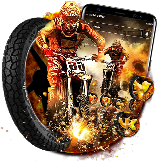 Motocross Biker Theme icon