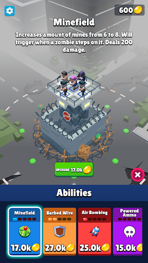 Merge Zombie Tower screenshot 4