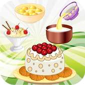 cooking delicious ice cream dish game icon