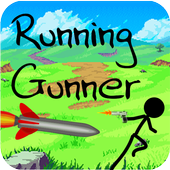 Running Stickman Gunner icon