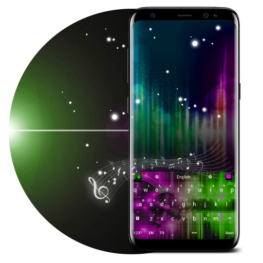 Music soundwave - theme for keyboard icon