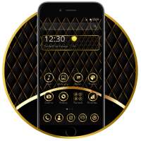 Luxury Black Leather Theme on 9Apps