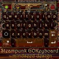 Steampunk GO Keyboard Theme