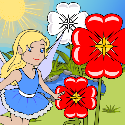 Colour Flower Magic - petal colouring game icon