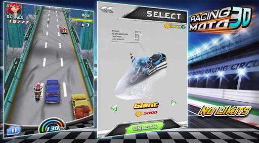 Moto Racing 3D Game screenshot 2