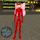 Grand Lady Stickman Bug Rope Hero icon