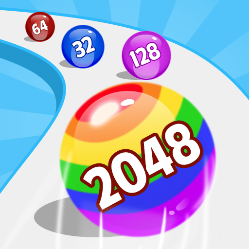 Ball Game Fun Race Run 2048 3D icon