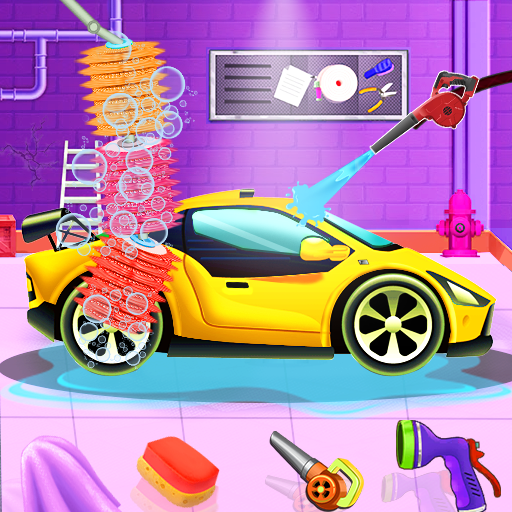 Kids Sports Car Wash Salon Auto Workshop Station icon