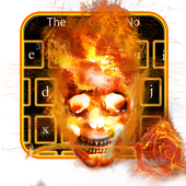 Flaming Ghost Keyboard icon