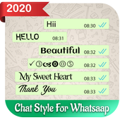 Chat Styler for Whatsapp :Cool Font &amp; Stylish Text icon