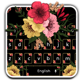 Vintage Flower Keyboard icon