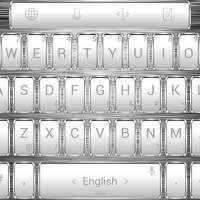 Keyboard Theme Frame W Silver