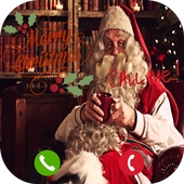 Santa Claus is listening to your christmas wishes icon