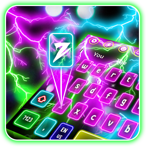 ธีมแป้นพิมพ์ Thunder Neon icon