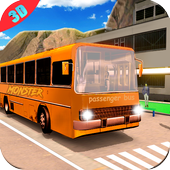 Monster Bus Simulator : Driving Off road Coach 3D icon