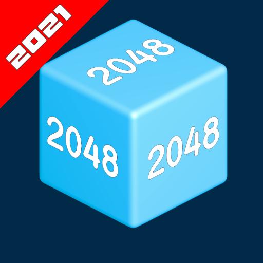 2048 Cube Combine 3D - Fire Cube Chain icon