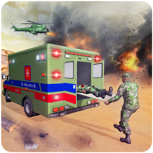 US Army Ambulance Rescue Game. icon