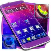 Neon Network Launcher Theme icon