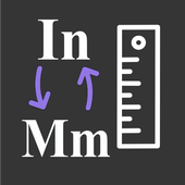 in to mm converter - inches to millimeters icon