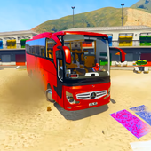 Superhero Big Bus Stunt Simulator : Kids Racing icon