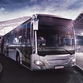 3D Airport Bus Parking icon