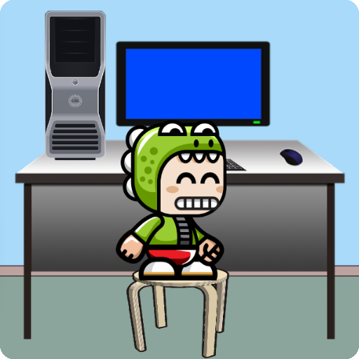 Video blogger survival game icon