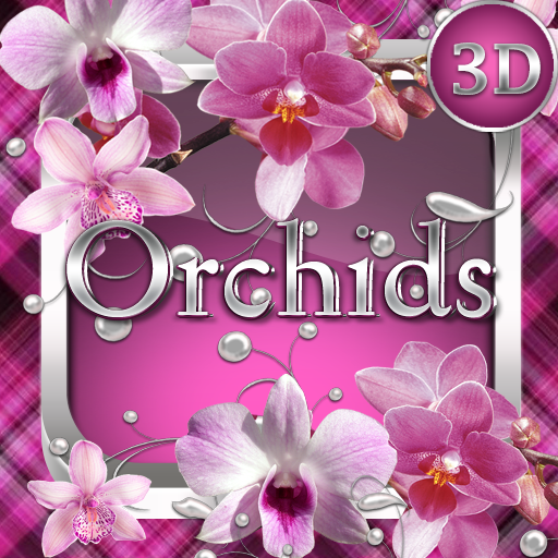 Orchids 3D Next Launcher theme icon