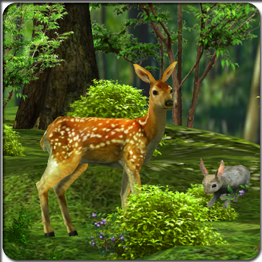 3D Nature Deer Live Wallpaper icon