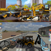 Excavator Dozer Simulator Game icon