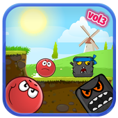 Red Hero : Bounce Ball 5 icon