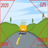 Voice GPS navigation icon