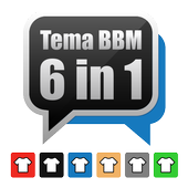 ikon Tema BBM 6 in 1