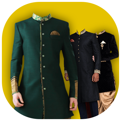 Men Sherwani Suit Photo Editor icon